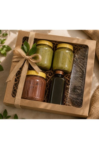 Aiosh Herbal henna + comb + sidr + tar oil, economical size