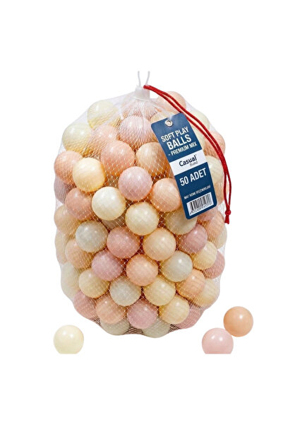 Casual 50 Adet Bpa’sız Pastel Oyun Havuzu Topu