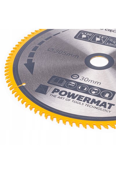 Powermat Disc WIDOW pentru lemn 305x30 100z TDD-305x30x100Z