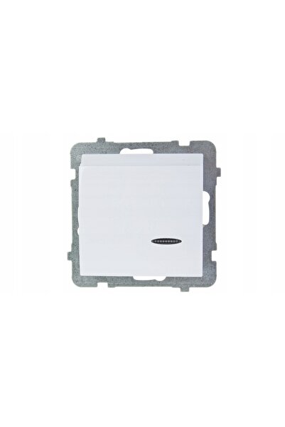 OSPEL Conector hotelier cu iluminare LP-15GS/m/00 ALB