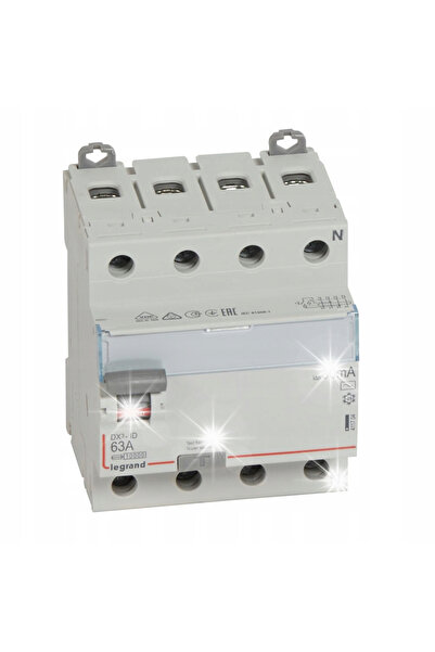 Legrand Întrerupător diferențial de curent 4P 63A 30mA Tip AC 10kA DX3 P304 4...