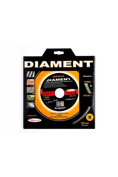 NO BRAND DISC DE DIAMANT 180x25,4 CĂRĂCIUNI, ACOPERIȘURI, GRANIT