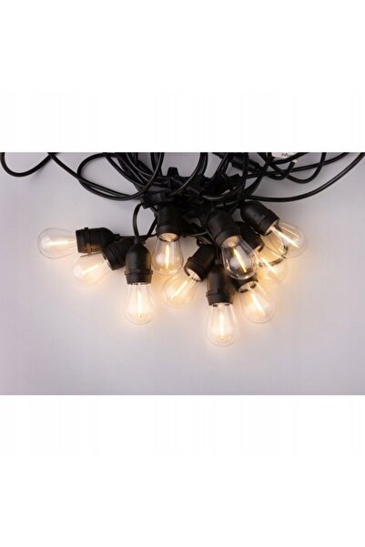 ecolight Ghirlandă luminoasă de exterior LED 10m +10 x G45 E27 1W 2700K