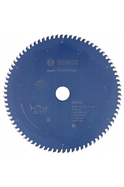 Bosch Lamă PILARSKA pentru aluminiu 254/30 mm 78 dinți
