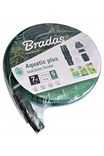 Bradas Set pompă și furtun de aspirație cu supapă 25mm 1” / 7m