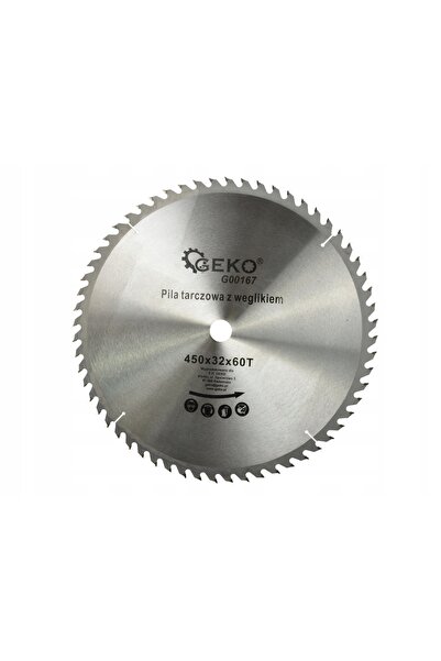 GEKO Pânză de ferăstrău circular pentru tăiere lemn 450 x 32mm 60 dinți (G00167)