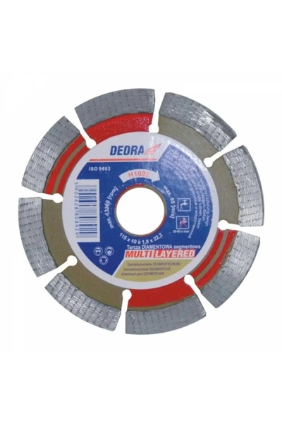 dedra DISC DIAFANT MULTISTRATIFICAT PENTRU CERAMICĂ ȘI PIATRĂ 230x22,2MM H1097