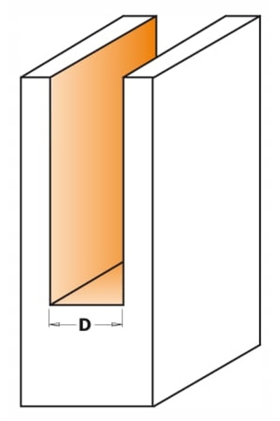 CMT Freză spirală pozitivă-negativă 190.080.11 D=8 I=32 L=80 S=8 RH Z2+2 I1=7