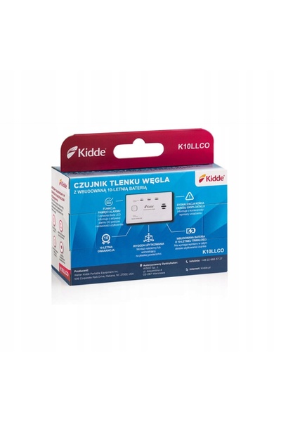 kidde Senzor de monoxid de carbon K10LLCO alb