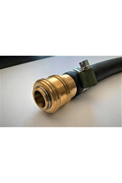 AG Tech Furtun pneumatic din cauciuc pentru compresor, cu clemă, 13mm / 10m