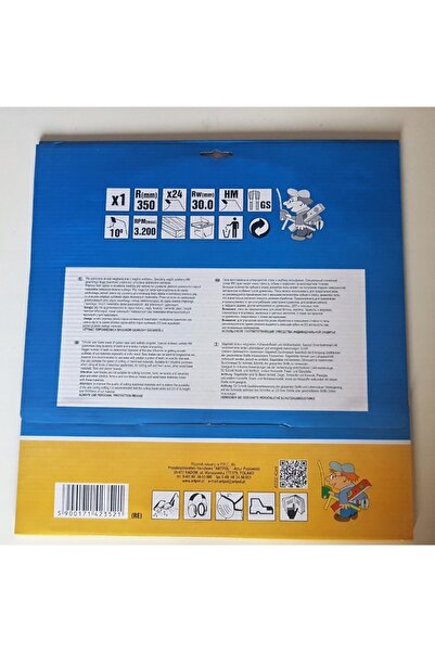 HORN Lamă de ferăstrău pentru tăiere lemn 350x 30mm 30 dinți, pentru prelucra...