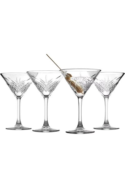 Paşabahçe Set de 4 pahare de Martini Pasabahce Timeless, 230 ml, Sticlă trans...
