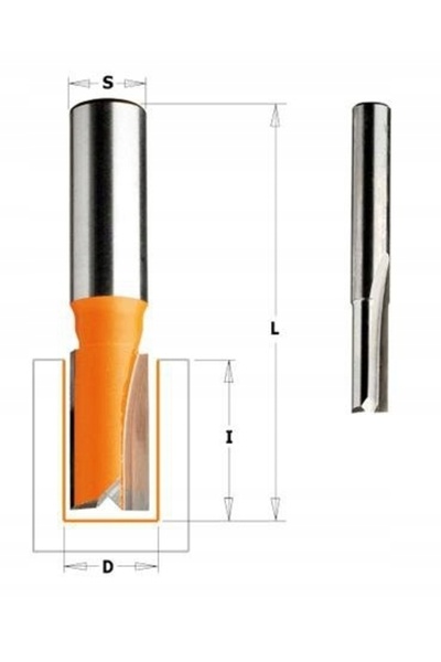 CMT FREZY FRESA Freză cu coadă dreaptă, cap de găurit scurt, HM 3MM 911.030.11