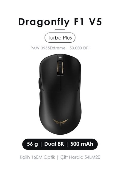 VGN Dragonfly F1 V5 Turbo Plus 8K Kablosuz Oyuncu Mouse