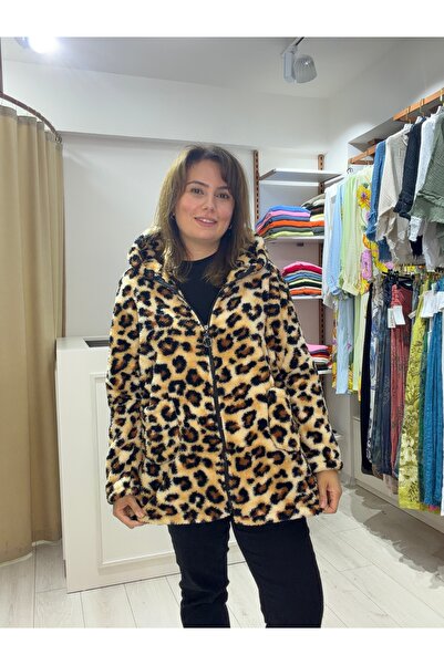Han Atelier Kapüşonlu Peluş Ceket