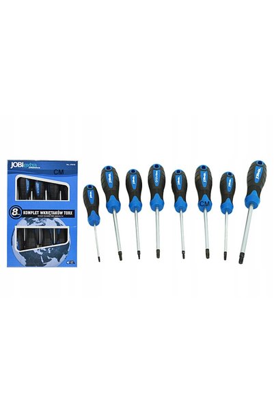 JOBIextra Set de 8 biți TORX pentru șurubelniță, T40X125, T30X100, T27X100, T...