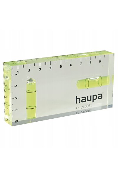 Haupa Nivelă acrilică 100x50x15 mm 240061