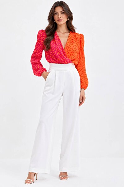 kruvaze desenli bodysuit
