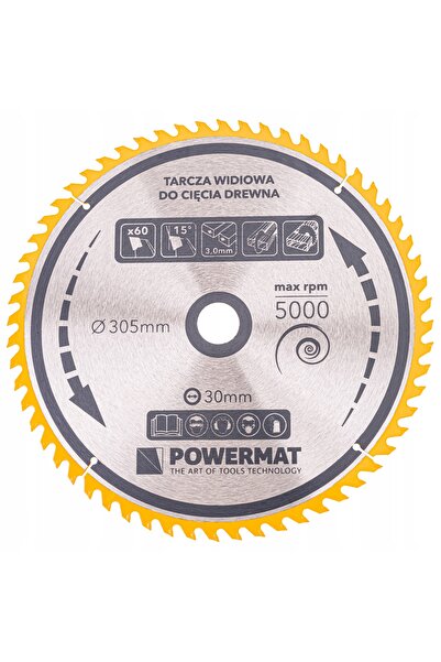 Powermat Disc WIDIOWA pentru ferăstraie de lemn 305 x 30 mm 60Z