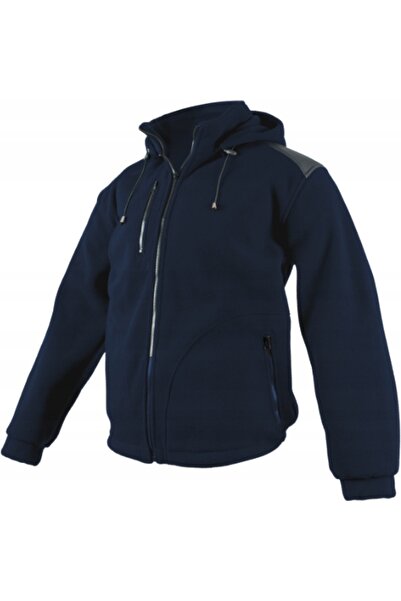 NO BRAND Hanorac de lucru gros din fleece pentru bărbați, cu glugă detașabilă...