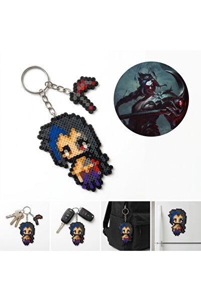 League of Legends Kayn Anahtarlık | LoL Kayn Boncuk Pixel Art