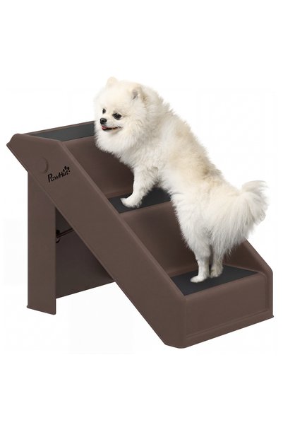 Generic Brand Scăriță pentru câini cu 3 trepte (înălțime 36,5 cm), Scăriță pl...