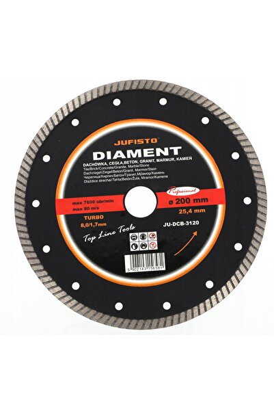 NO BRAND DISC DE DIAMANT 200x25,4 CĂRĂBĂLĂ, ACOPERIȘ, GRANIT