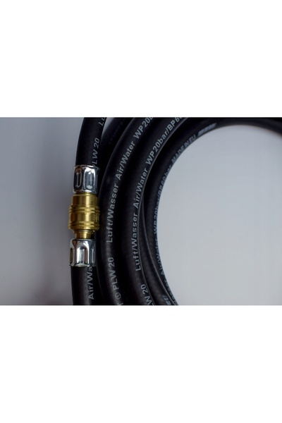 AG Tech Furtun pneumatic din cauciuc ondulat de 6mm / 5m pentru compresor de aer