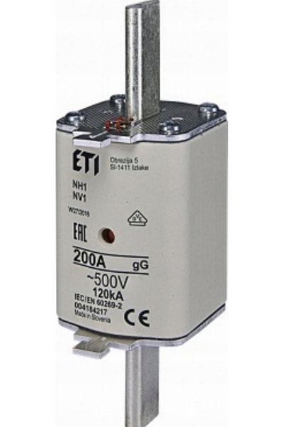 ETI Polam Siguranță lentă tip inserție NH KOMBI NH1 gG 16A 500V 004184226 ETI