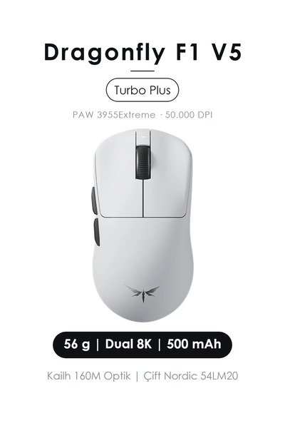 Dragonfly F1 V5 Turbo Plus 8K Kablosuz Oyuncu Mouse