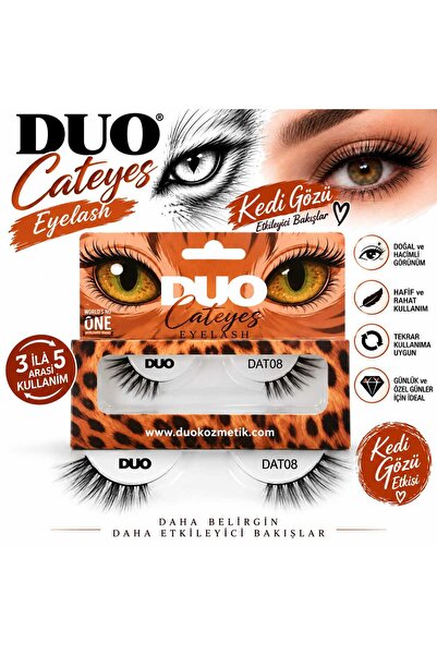 Duo KEDİ GÖZÜ KİRPİK CATEYES DAT 08