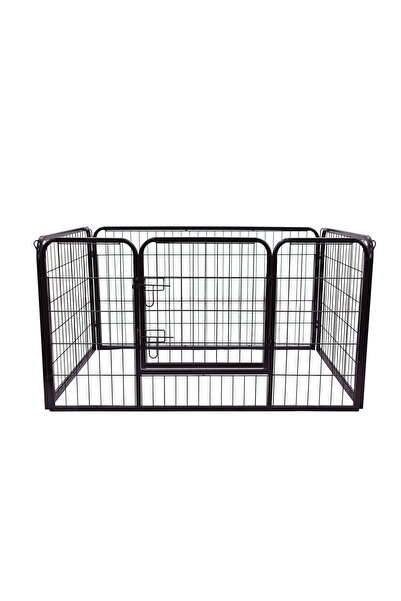 Generic Brand Țarc pentru căței, pliabil, cu 1 ușă, 129 cm x 84 cm x 70 cm, n...