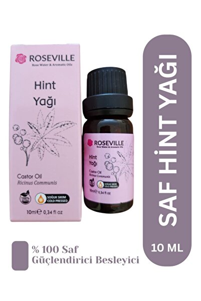 Hint Yağı Castor Oil %100 Saf ve Doğal Soğuk Sıkım 10 ml