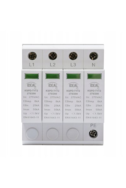 KANLUX Dispozitiv de protecție la supratensiune 3P+N 4P T1+T2 (B+C) 50kA 1.5k...