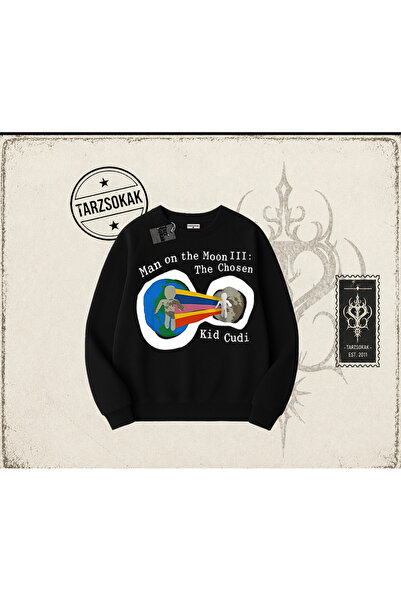 Tarzsokak Unisex majica s kratkim rukavima "Man On The Moon 3" Kid Cudi, veli...