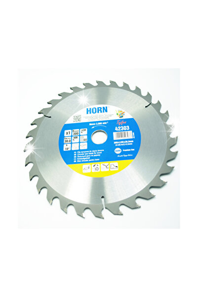 HORN Lamă de ferăstrău pentru tăiere lemn, 300x30mm, 30 dinți, pentru prelucr...