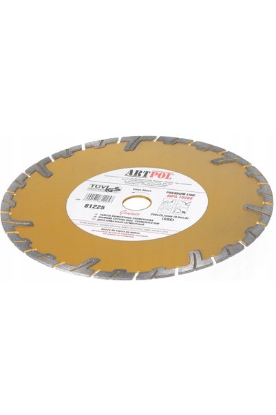 Artpol Disc diamantat 250x25 pentru piatră, beton, acoperișuri
