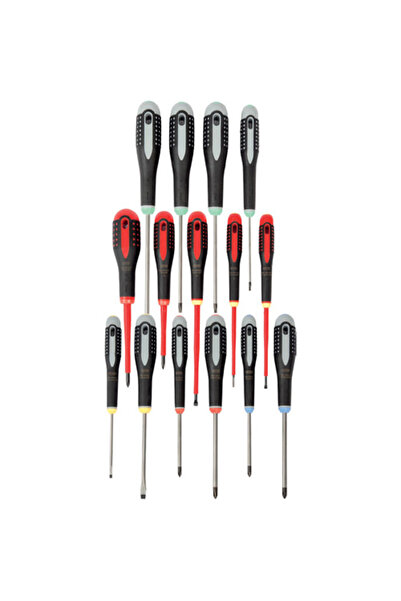 Bahco Set de șurubelnițe complet, 15 piese, Elm