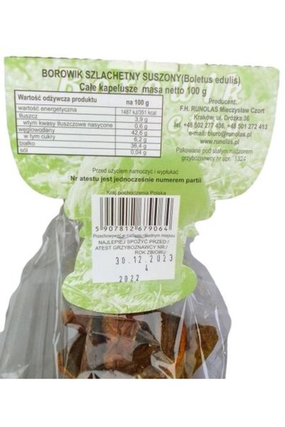 NO BRAND Ciuperci uscate, ciuperci campionate, uscate, întregi, tip  "pălărie...