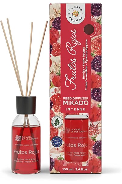 La Casa De Los Aromas Aromas Mikado Reed Diffuser 100 ml - Intense Berries Pe...