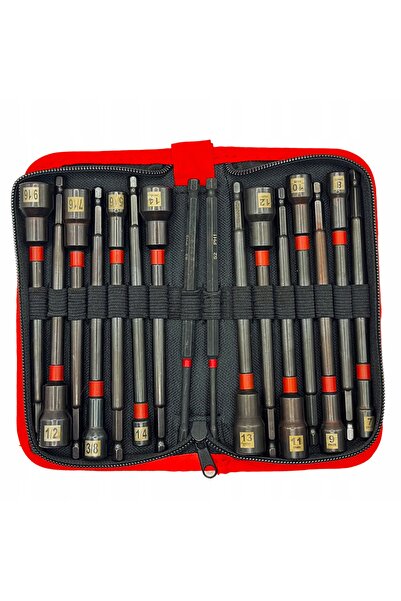 NO BRAND SET BITURI MAGNETICE CU CAP SOLENOIDAL PENTRU IMPACT 152MM 16 BUCĂȚI