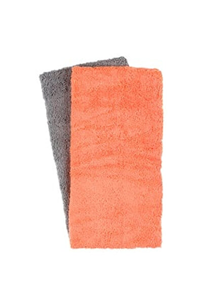 OEM Lavete din Microfibre Gri Portocalie 35x35cm - 2buc.