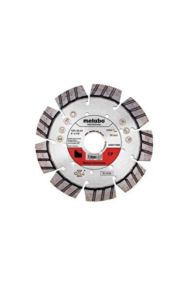 Metabo Disc diamantat segmentat pentru beton 125*22.23MM 628571000