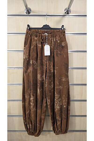 Park Moda Italian Trousers with Slim Corduroy and Elasticated Cuffs