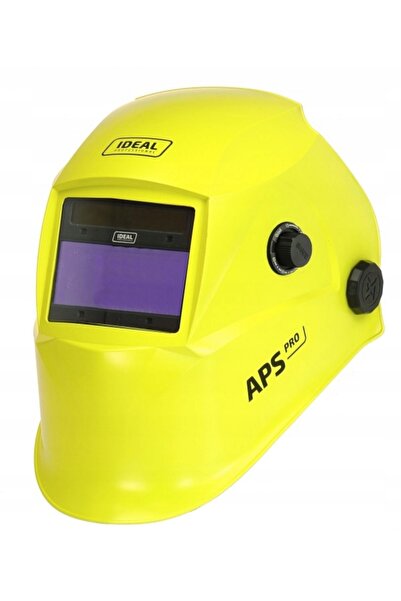İdealvendor APS Pro 718G GALBEN MAT cască de sudură automată cu vizor TV Idea...
