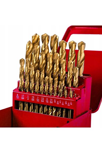 Silver SET COMPLET DE BROAȘTE PENTRU METAL 29 BUCĂȚI ACOPERITE CU TITAN 1.5-1...