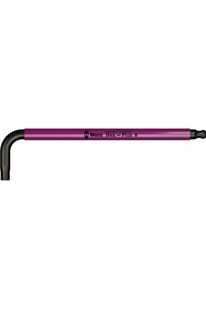 wera Cheie hexagonală cu cap sferic de 8mm, L=189mm, multicoloră - 5 bucăți
