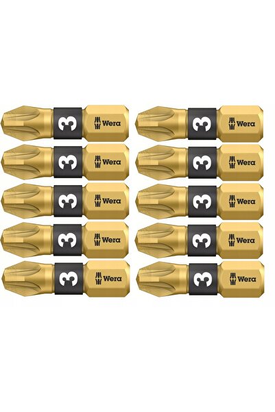 wera Bit de șurubelniță Diamond PZ3 x 25 mm - 10 bucăți