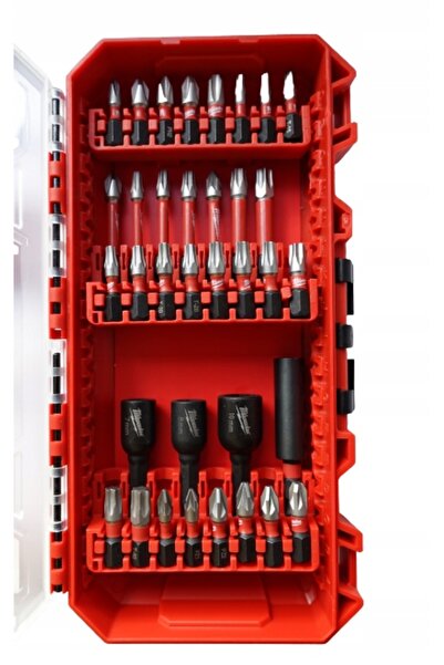 Milwaukee Set de biți de impact Shockwave Impact Duty, 35 de piese, pentru șu...