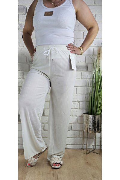 NO BRAND Pantaloni de damă largi, cu croială amplă, cu defecțiuni, pufoși.